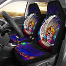 Mario Couple Love You To The Moon Galaxy Car Seat Covers