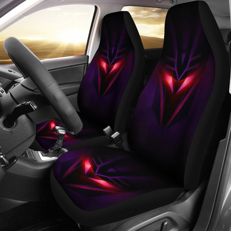 Decepticons Night Logo Premium Custom Car Seat Covers Decor Protectors Nearkii
