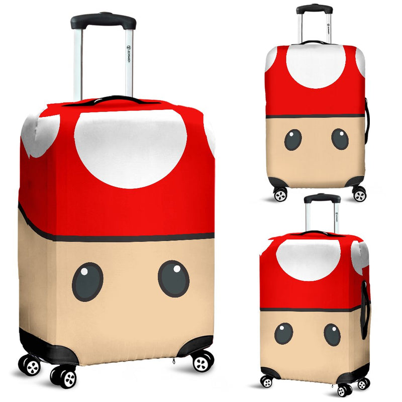 Mario Mushroom Luggage Cover Suitcase Protector 1 Nearkii