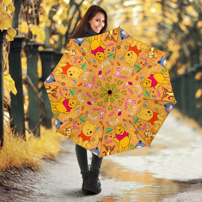 Winnie The Pooh Yellow Umbrella Nearkii