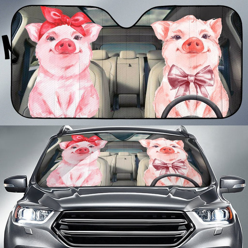 Cute Pig Driving Auto Sun Shades Windshield Accessories Decor Gift Nearkii