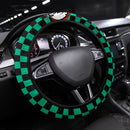 Tanjiro Demon Slayer Premium Car Steering Wheel Cover Style 1 Nearkii
