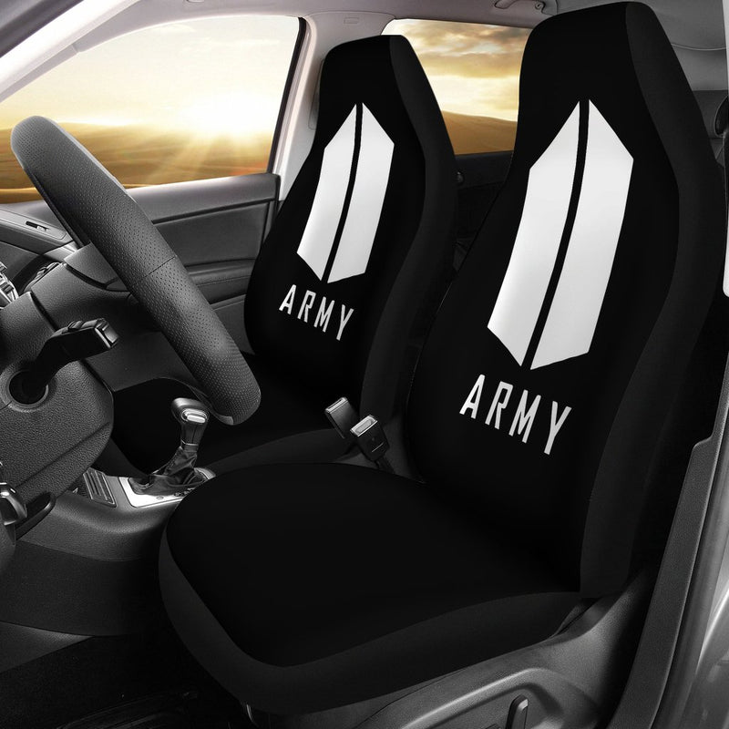 Army Bts Premium Custom Car Seat Covers Decor Protector Nearkii