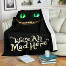 Cheshire Cat Alice In Wonderland Premium Blanket Nearkii