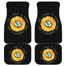 Sunflowers And I Think To Myself Front And Back Car Mats (Set Of 4) Nearkii