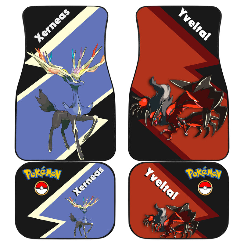 Xerneas Yveltal Pokemon Car Floor Mats Car Accessories Nearkii