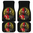 Spiderman Black Suit No Way Home Moonlight Car Floor Mats Anime Car Accessories Nearkii