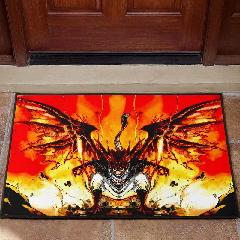 Natsu Dragneel Transform Anime Doormat Nearkii