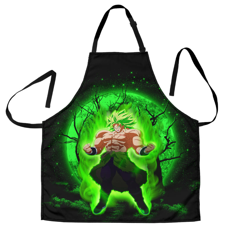 Broly Moonlight Custom Apron Best Gift For Anyone Who Loves Cooking Nearkii