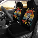Best Just A Little Moo-Dy Cow Print Car Seat Car Decor Car Protector Nearkii