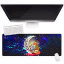 Fox Couple Love You To The Moon Galaxy Mouse Mat Nearkii