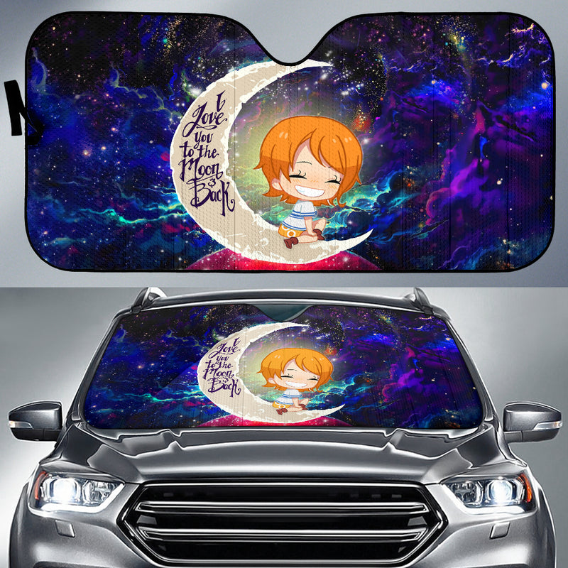 Nami One Piece Love You To The Moon Galaxy Car Auto Sunshades Nearkii