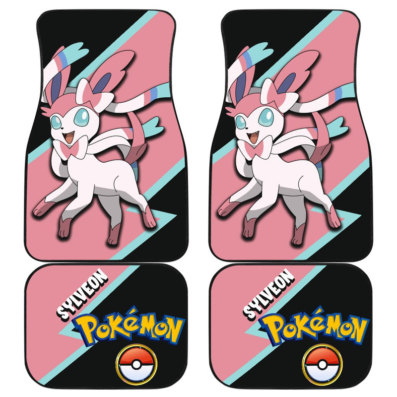 Sylveon Car Floor Mats Custom Anime Pokemon Car Interior Accessories Nearkii