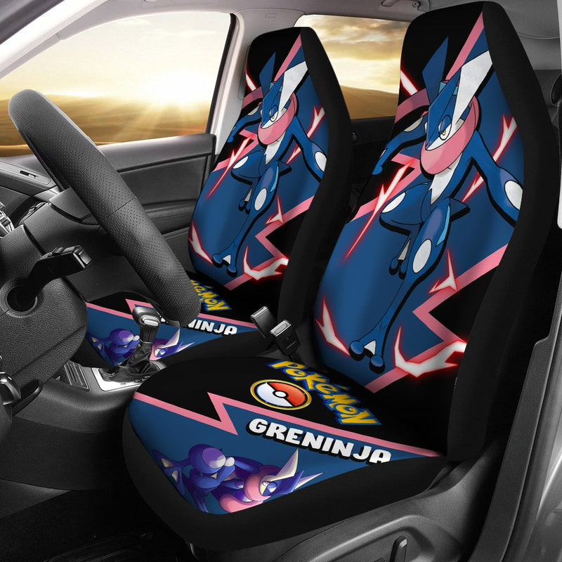 Greninja Car Seat Covers Custom Anime Pokemon Car Accessories Nearkii