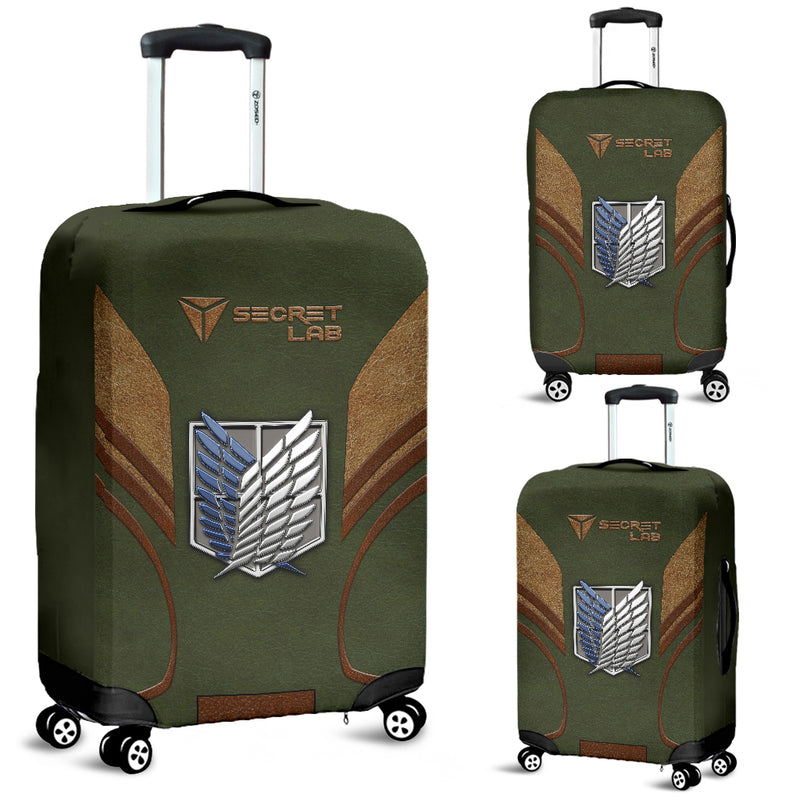Attack On Titan Logo Luggage Cover Suitcase Protector Nearkii