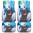 Toothless And Light Fury Car Floor Mats Car Accessories Nearkii