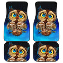 Owl Front And Back Front And Back Car Mats (Set Of 4) 1 Nearkii