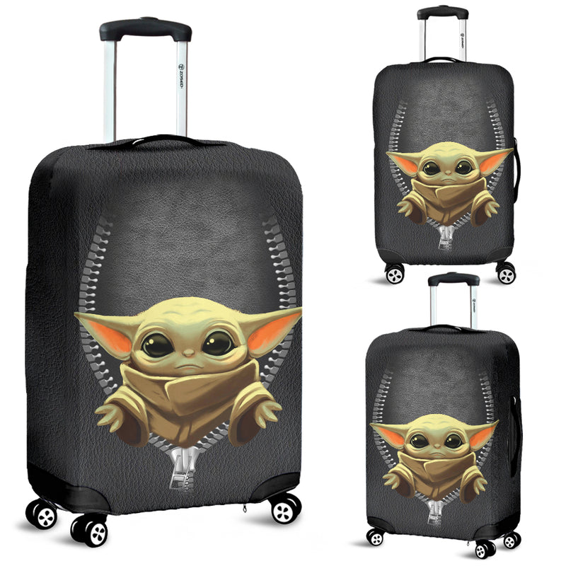 Baby Yoda Zip Luggage Cover Suitcase Protector Nearkii