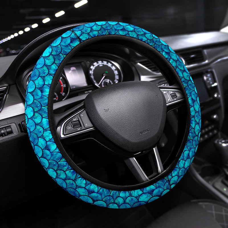 Blue Skin Premium Car Steering Wheel Cover Nearkii