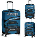Blue Jeep Luggage Cover Suitcase Protector Nearkii