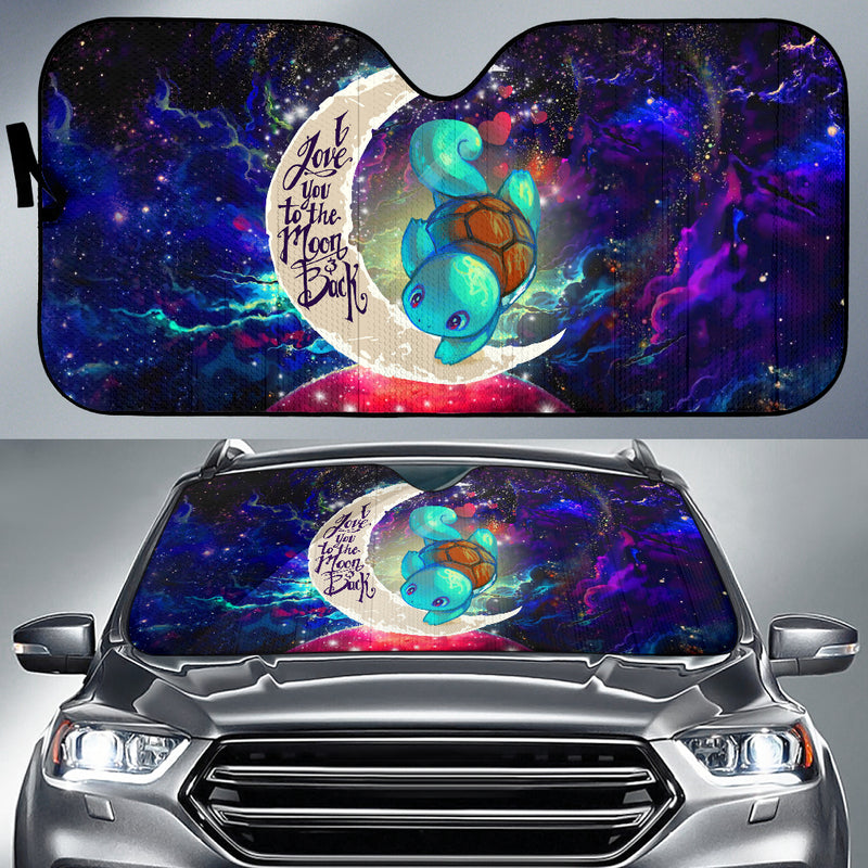 Squirtle Pokemon Love You To The Moon Galaxy Car Auto Sunshades Nearkii