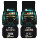 Totoro No Face Ghibli Ride Jeep Darkness Moonlight Halloween Funny Anime Car Floor Mats Car Accessories Nearkii