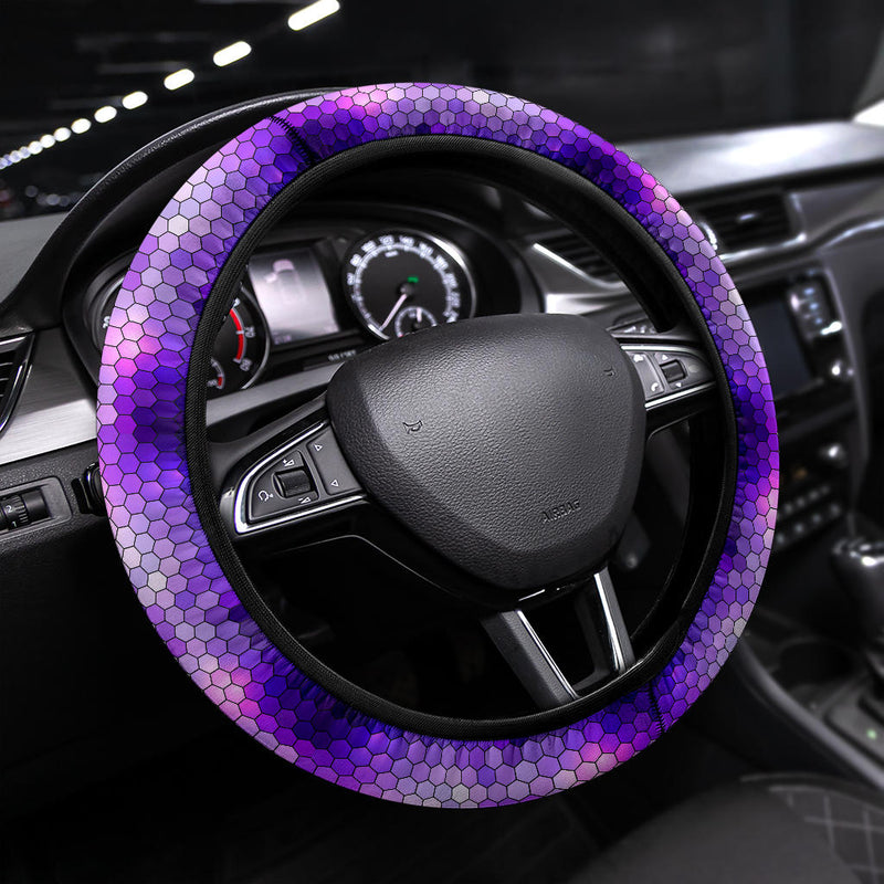 Purple Snake Style Premium Car Steering Wheel Cover Nearkii