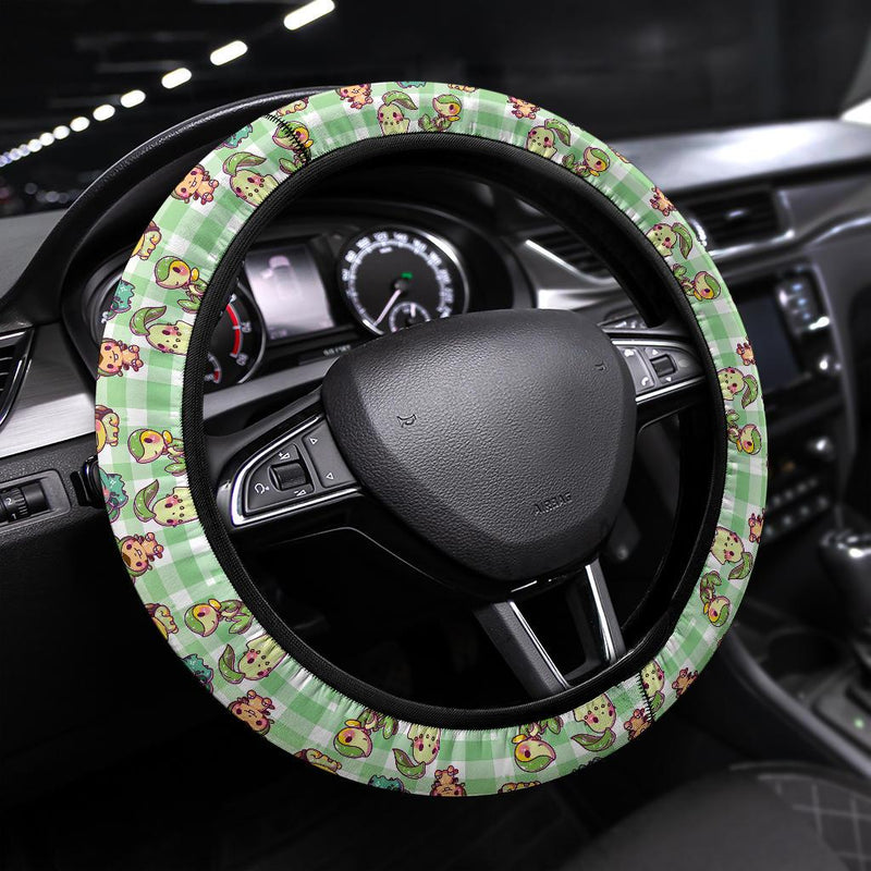 Grass Pokemon Car Steering Wheel Cover 3 Nearkii