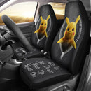 Pikachu Get In Sit Down Shut Up Hold On Zipper Car Seat Covers Nearkii