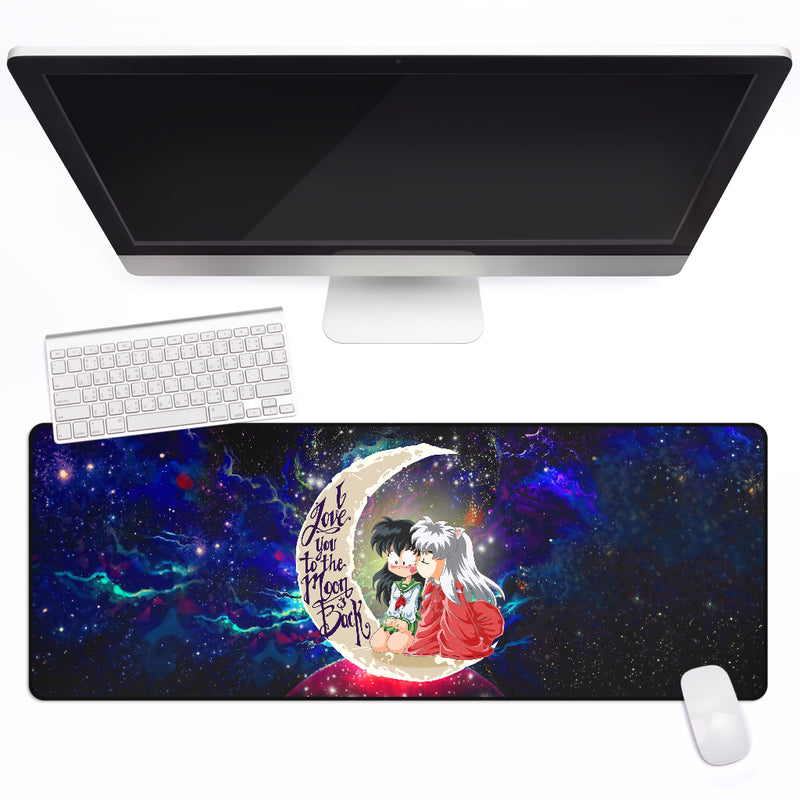 Inuyasha Love Love You To The Moon Galaxy Mouse Mat Nearkii