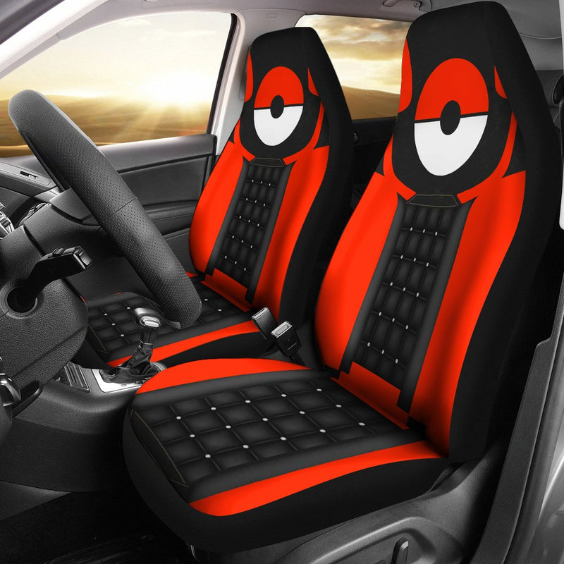 Pokemon Ball Car Premium Custom Car Seat Covers Decor Protectors Nearkii