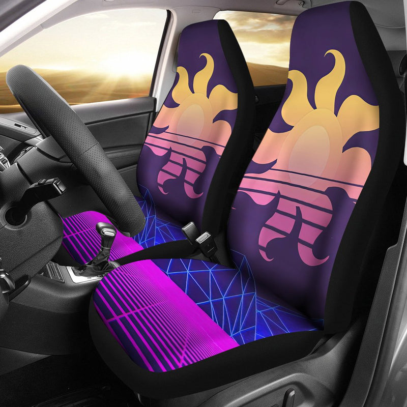 Best Abstract Sun Digital Art Premium Custom Car Seat Covers Decor Protector Nearkii