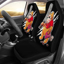 Pooh Jason Voorhees Horror Movie Premium Custom Car Seat Covers Decor Protectors Nearkii