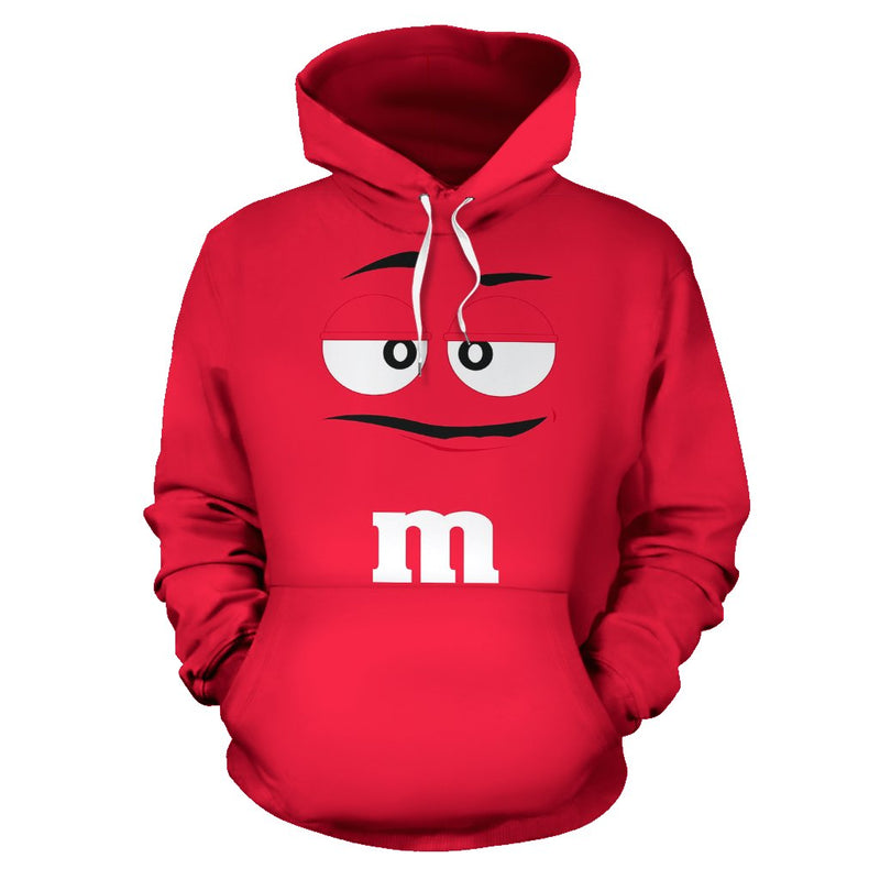 M&M Chocolate Red Hoodie