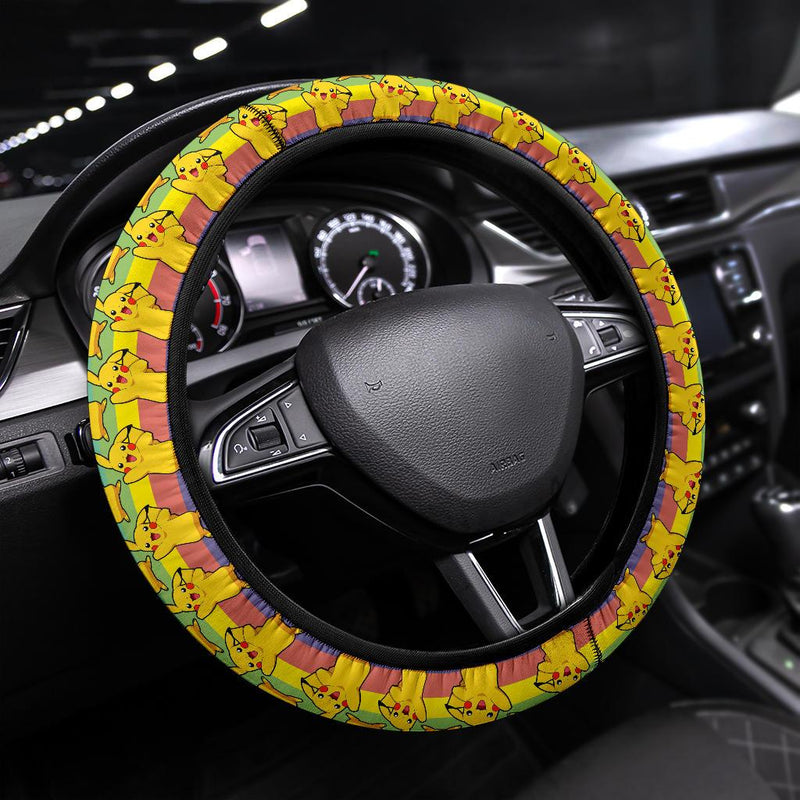 Pikachu Pokemon Anime Custom Car Steering Wheel Cover Nearkii