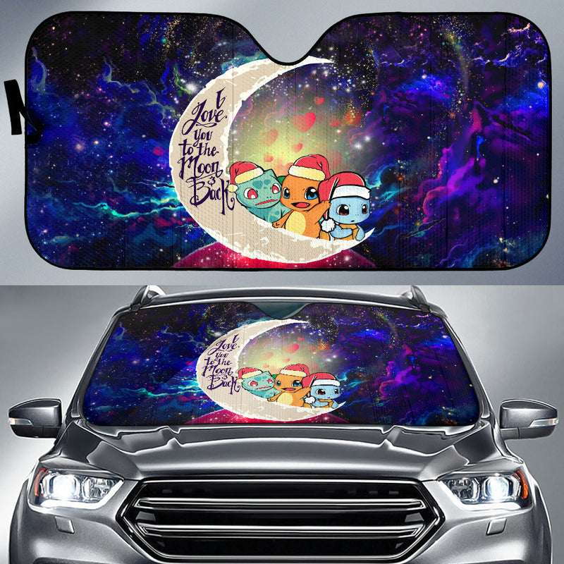 Pokemon Friends Gen 1 Love You To The Moon Galaxy Car Auto Sunshades Nearkii