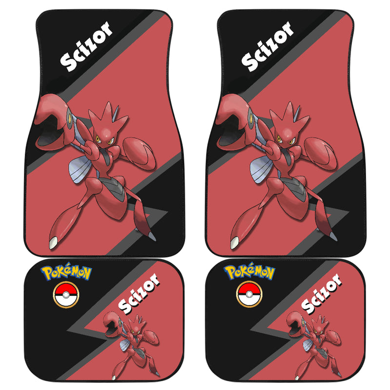 Scizor Pokemon Car Floor Mats Car Accessories Nearkii