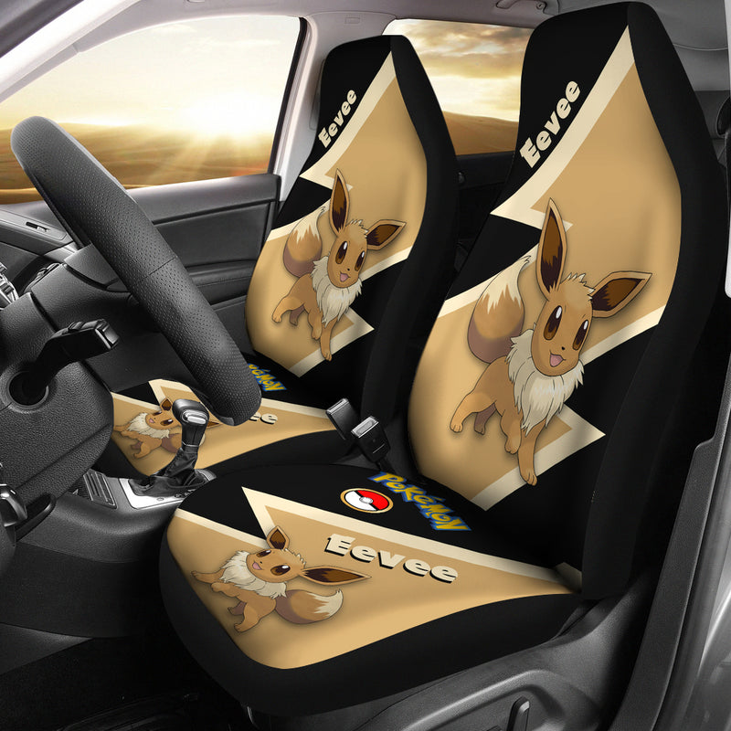 Eevee Pokemon Premium Custom Car Seat Covers Decor Protectors Nearkii