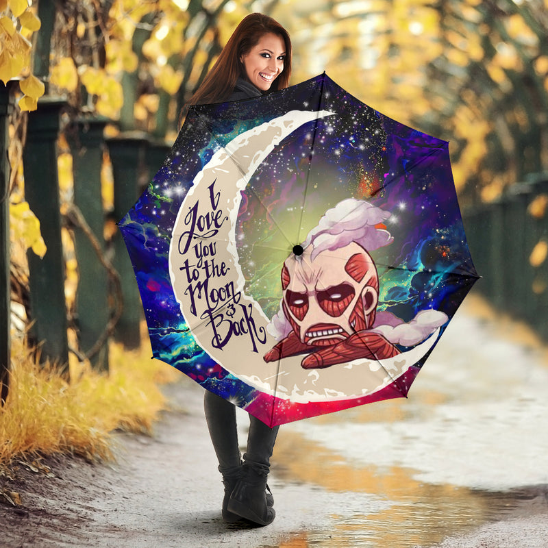 Attack On Titan Love You To The Moon Galaxy Umbrella Nearkii