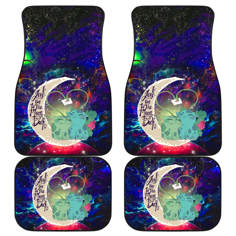 Bulbasaur Couple Pokemon Love You To The Moon Galaxy Car Floor Mats Car Accessories Nearkii