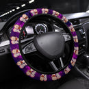 Doma and Akaza Demon Slayer Anime Premium Custom Car Steering Wheel Cover 1 Nearkii
