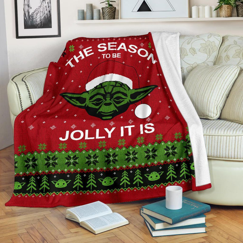 Star Wars The Season To Be Jolly It Is Ugly Christmas Custom Blanket Home Decor Nearkii