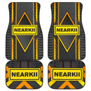 Custom Name Premium Custom Personalized Front And Back Car Mats (Set Of 4) Nearkii