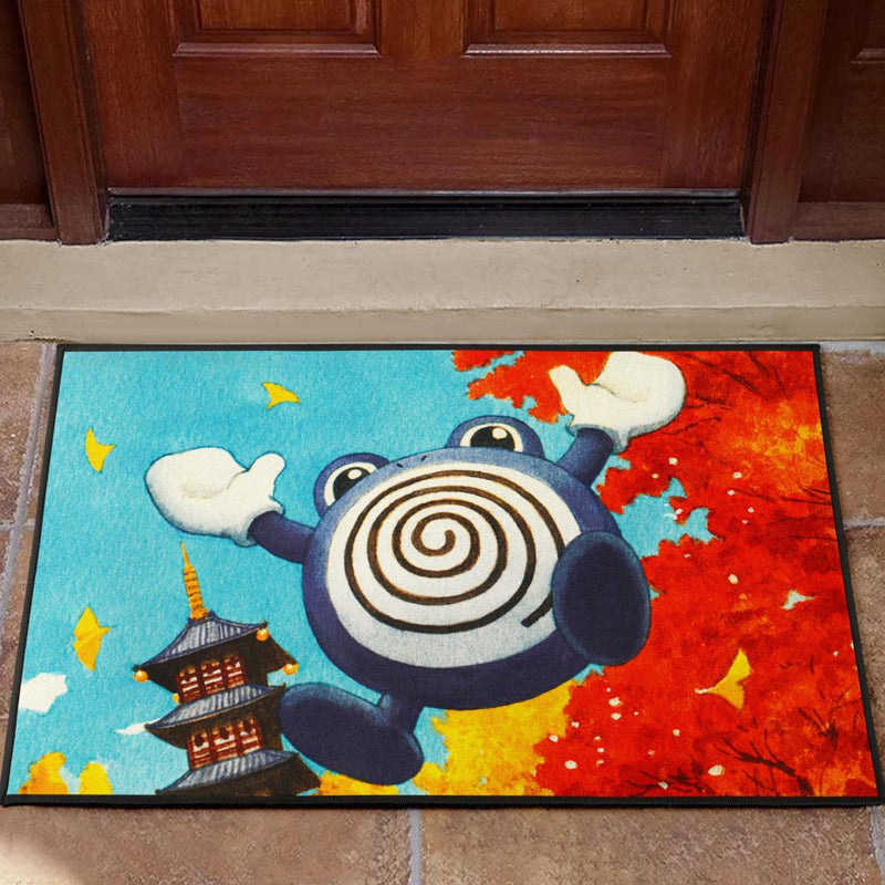 Poliwhirl Japan Pokemon Anime Doormat Nearkii