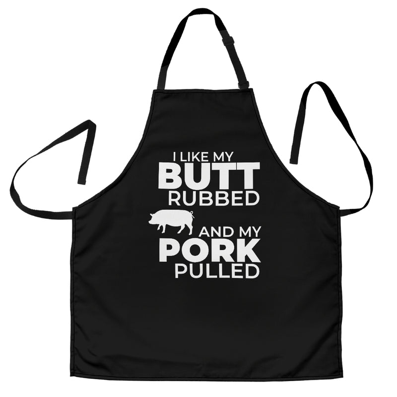 I Like My Rubbed Custom Apron Gift for Cooking Guys Nearkii