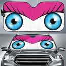 Pink Cute Eyes Cartoon Auto Sun Shades Nearkii
