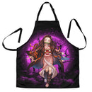 Nezuko Moonlight Custom Apron Best Gift For Anyone Who Loves Cooking