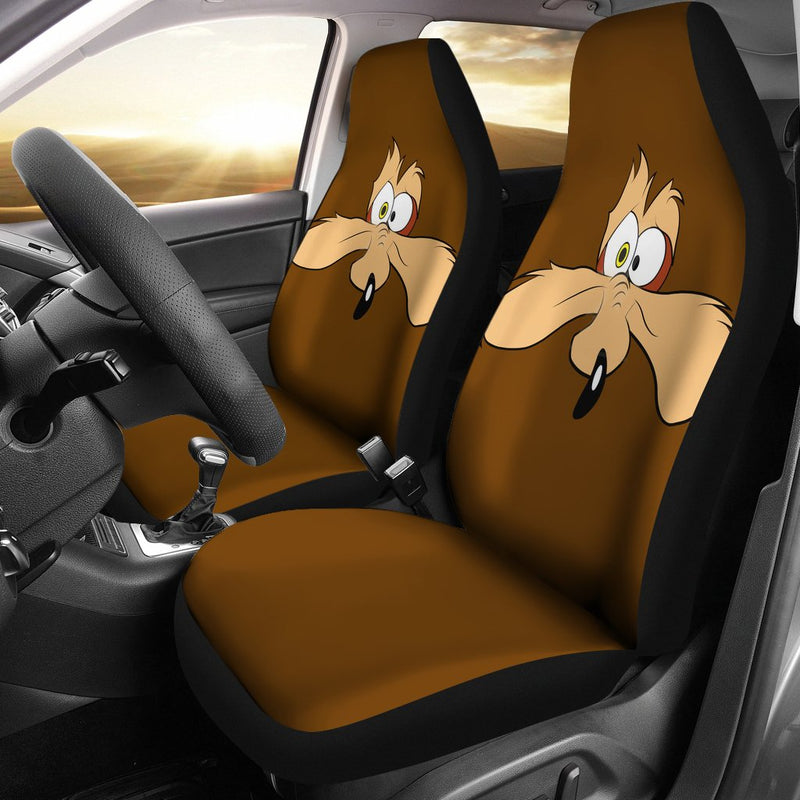 Wile E. Coyote Premium Custom Car Seat Covers Decor Protectors Nearkii