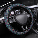 Flower Retro Premium Car Steering Wheel Cover Nearkii