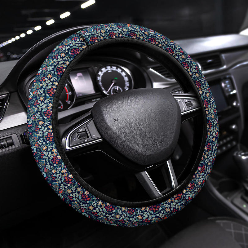 Flower Retro Premium Car Steering Wheel Cover Nearkii